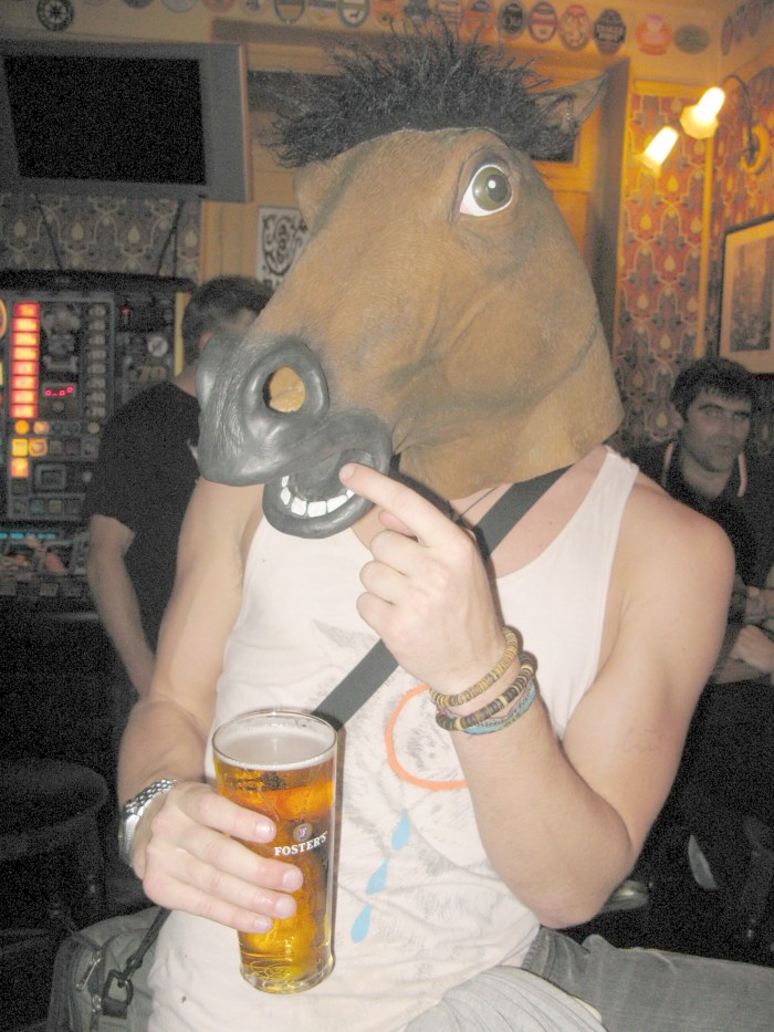 So this horse walks into a bar ...