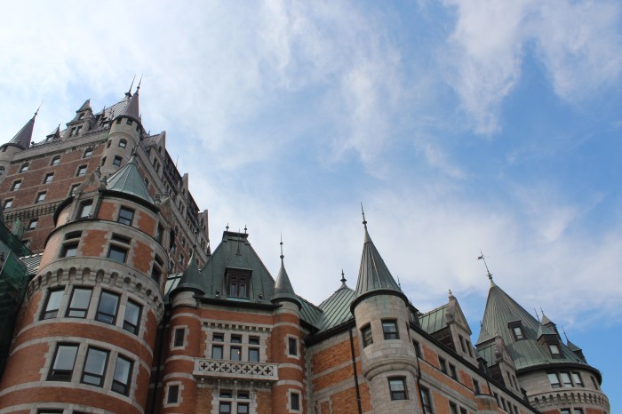 Chateau Frontenac, said to be the most photographed hotel in the world and surely the inspiration for Harry Potter’s Hogwarts.