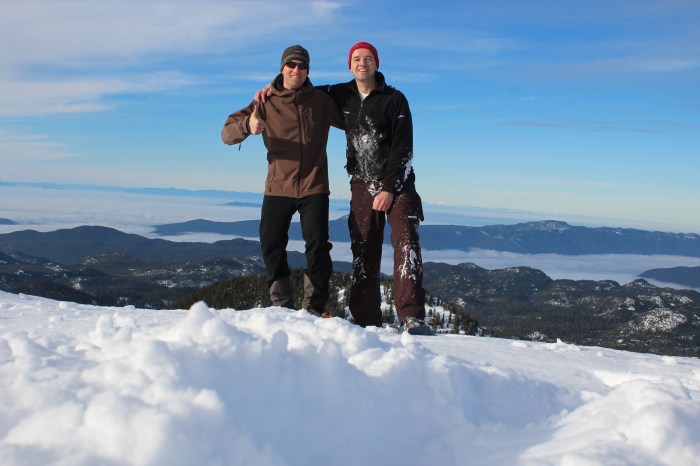 Next time we'll bring snowboards and deckchairs.