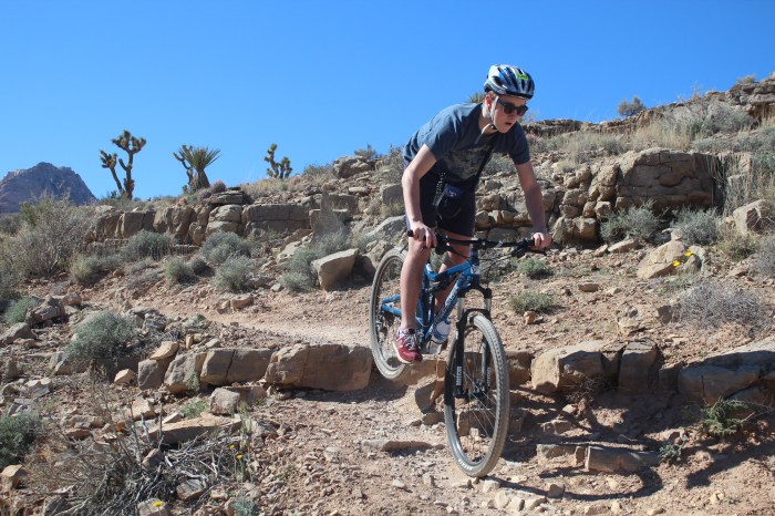 Ryan Judd in his element at Red Rock Canyon.