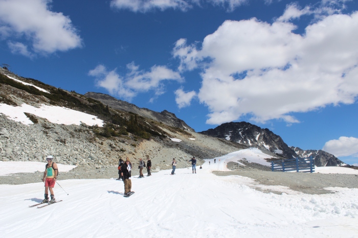 Several runs atop Blackcomb and the Horstman Glacier are open for skiing and boarding until late July.