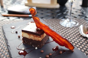 The Fairmont's Golf Clubhouse Dinner and Nature Tour covers several food groups, but mostly bacon.