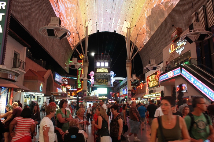 Fremont Street Experience: 5 city blocks of neon chaos.