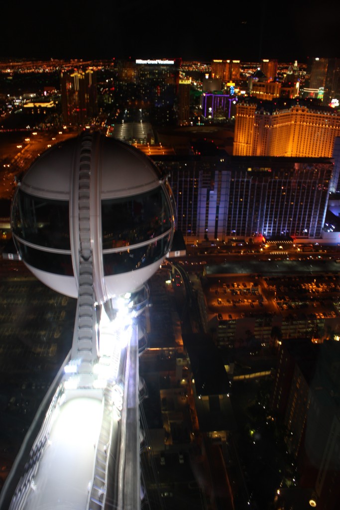 550-feet tall and 520 feet in diameter, the High Roller is the world's biggest observation wheel. What else would you expect in Las Vegas!